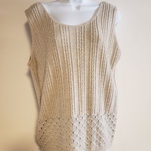 Penmans Beige Knit Tank top